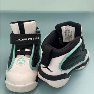 Jordan Kids' Black and White Sneakers